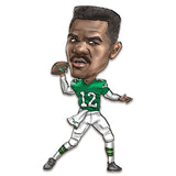 Philadelphia Eagles<br>Randall Cunningham<br>Metal Caricature Art