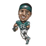 Philadelphia Eagles<br>Saquon Barkley<br>Metal Caricature Art