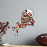 San Francisco 49ers<br>Jerry Rice<br>Metal Caricature Art