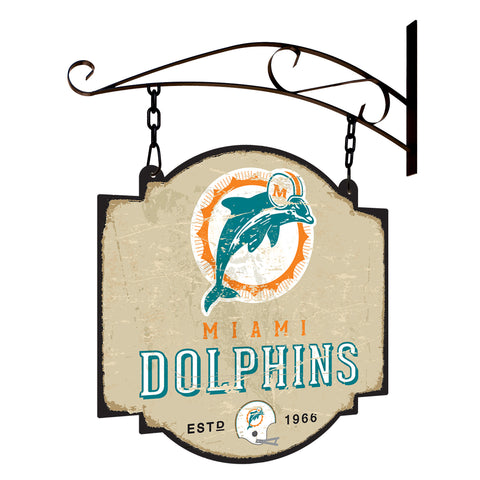 Miami Dolphins<br>Metal Tavern Wall Art