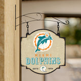 Miami Dolphins<br>Metal Tavern Wall Art