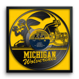 Michigan Wolverines<br>Vinyl Record Print