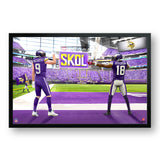 Minnesota Vikings<br>Jefferson and McCarthy<br>2 Player Print