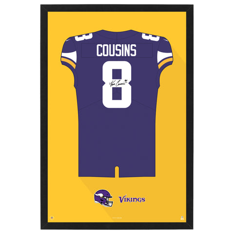 Minnesota Vikings<br>Kirk Cousins Jersey Print