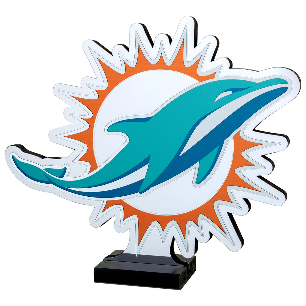 Dolphin Infinity Miami DolphinsLED Infinity Logo Light - For The Deep Rooted Fan ...