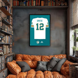 Miami Dolphins<br>Bob Griese Jersey Print