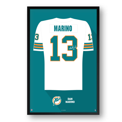 Miami Dolphins<br>Dan Marino Jersey Print