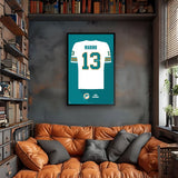 Miami Dolphins<br>Dan Marino Jersey Print