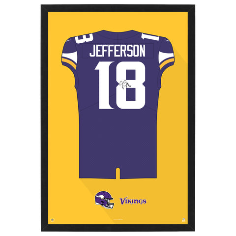Minnesota Vikings<br>Justin Jefferson Jersey Print