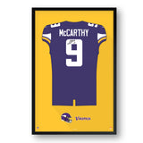 Minnesota Vikings<br>JJ McCarthy Jersey Print