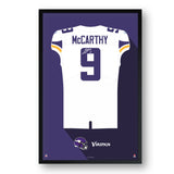 Minnesota Vikings<br>JJ McCarthy Jersey Print