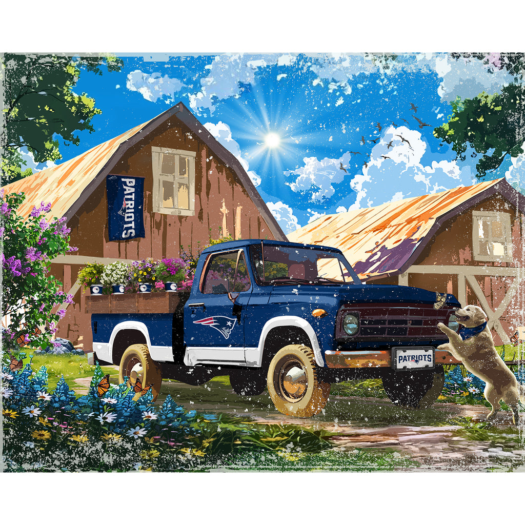 New England PatriotsLED Lite Box Four Seasons Art - For The Deep Rooted ...
