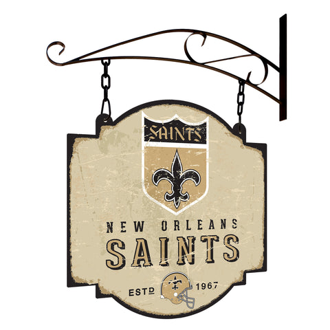 New Orleans Saints<br>Metal Tavern Wall Art