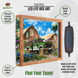 New York Giants<br>LED Lite Box Four Seasons Art