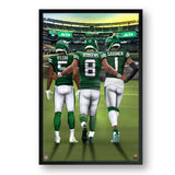 New York Jets<br>Wilson, Rodgers And Gardner<br>3 Player Print