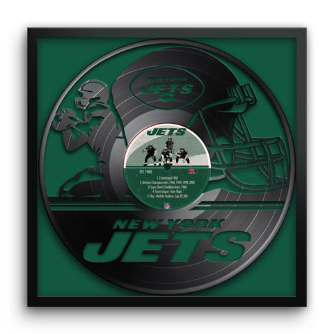 New York Jets<br>Vinyl Record Print