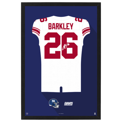 New York Giants<br>Saquon Barkley Jersey Print