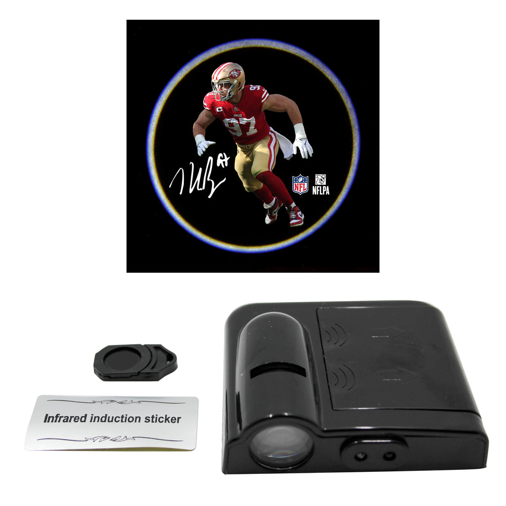 San Francisco 49ers Nick Bosa - Team Pride LED Car Door Light - For The ...