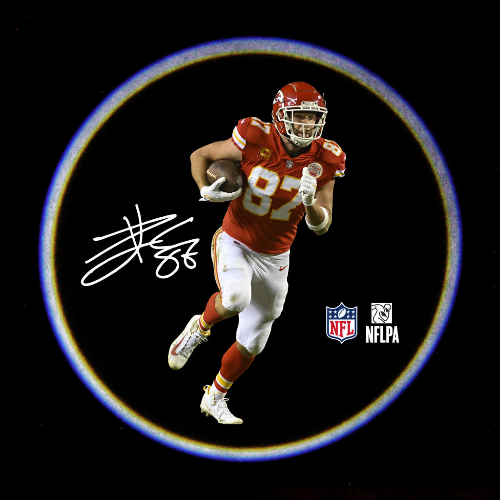 Kansas City Chiefs Travis Kelce Team Pride LED Car Door Light For