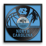 North Carolina Tar Heels<br>Vinyl Record Print