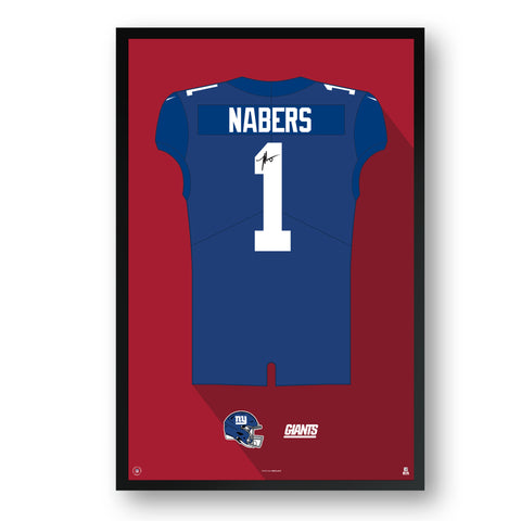 New York Giants<br>Malik Nabers Jersey Print