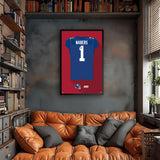 New York Giants<br>Malik Nabers Jersey Print