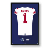 New York Giants<br>Malik Nabers Jersey Print