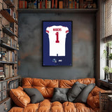 New York Giants<br>Malik Nabers Jersey Print