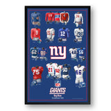 New York Giants<br>Uniform Heritage Vertical Print