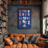 New York Giants<br>Uniform Heritage Vertical Print