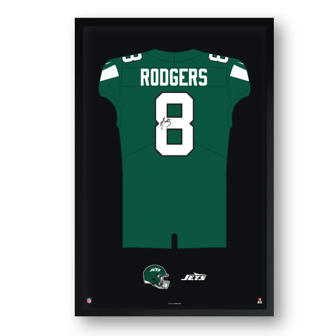 New York Jets<br>Aaron Rodgers Jersey Print