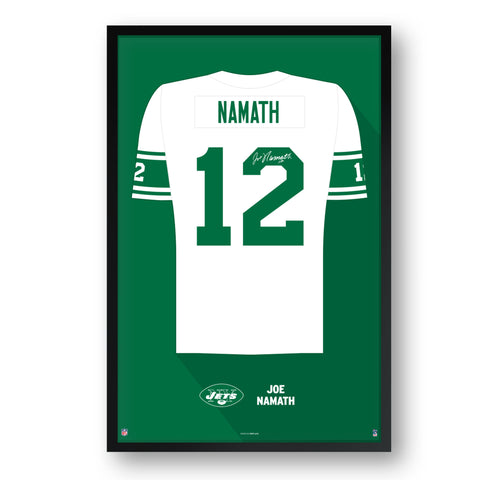 New York Jets<br>Joseph Namath Jersey Print