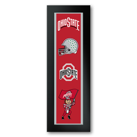 Ohio State Buckeyes<br>Logo Heritage Print