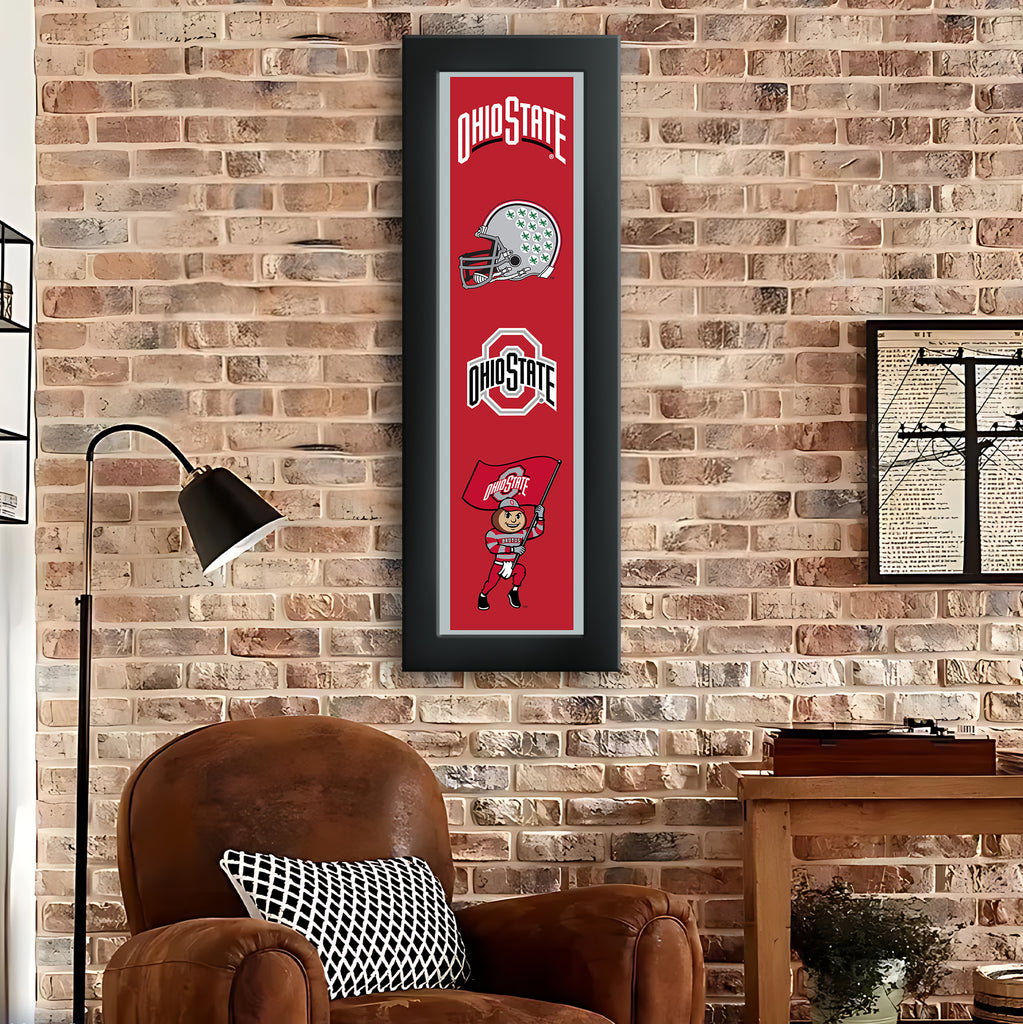 Ohio State BuckeyesLogo Heritage Print - For The Deep Rooted Fan ...