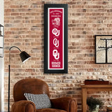 Oklahoma Sooners<br>Logo Heritage Print