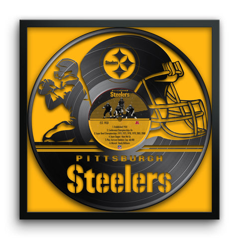 Pittsburgh Steelers<br>Vinyl Record Print