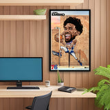 Philadelphia 76ers<br>Joel Embiid<br>Brick Wall Caricature Print