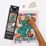 Philadelphia Eagles<br>Jalen Hurts Diamond Painting Craft Kit