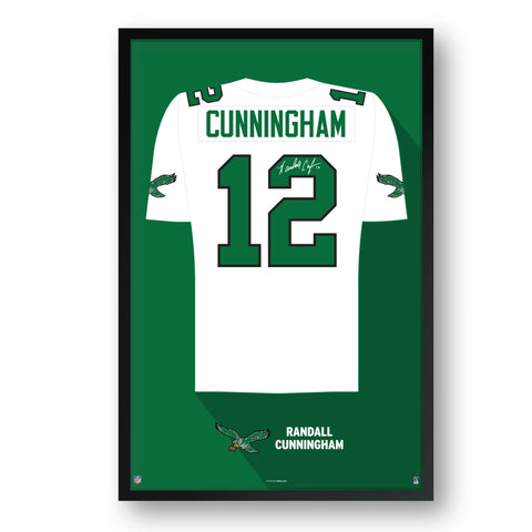 Philadelphia Eagles<br>Randall Cunningham Jersey Print