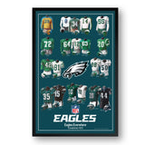 Philadelphia Eagles<br>Uniform Heritage Vertical Print