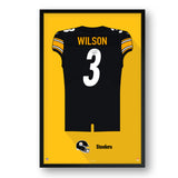 Pittsburgh Steelers<br>Russell Wilson Jersey Print