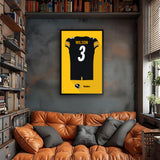 Pittsburgh Steelers<br>Russell Wilson Jersey Print