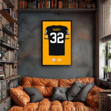 Pittsburgh Steelers<br>Franco Harris Jersey Print