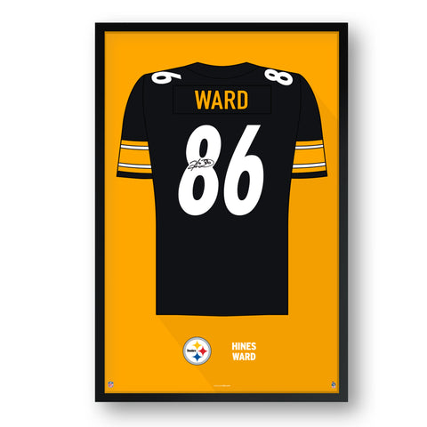 Pittsburgh Steelers<br>Hines Ward Jersey Print