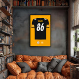 Pittsburgh Steelers<br>Hines Ward Jersey Print