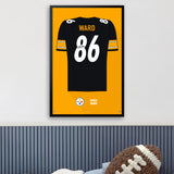 Pittsburgh Steelers<br>Hines Ward Jersey Print