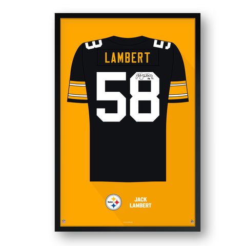 Pittsburgh Steelers<br>Jack Lambert Jersey Print