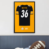 Pittsburgh Steelers<br>Jerome Bettis Jersey Print