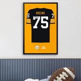 Pittsburgh Steelers<br>Joe Greene Jersey Print