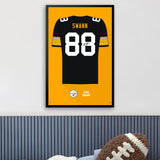 Pittsburgh Steelers<br>Lynn Swann Jersey Print